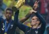 Griezmann, con la Copa del Mundo de Rusia 2018. EFE/EPA/PETER POWELL