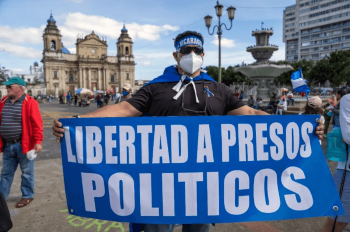 La liberación de presos políticos se logra con el apoyo de EE.UU. y Guatemala. Foto: La Hora/archivo AP