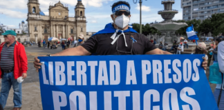 La liberación de presos políticos se logra con el apoyo de EE.UU. y Guatemala. Foto: La Hora/archivo AP