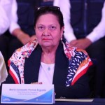 La fiscal general María Consuelo Porras está sancionada por 42 países bajo señalamientos de ser un personaje antidemocrático. Foto: MP / La Hora.