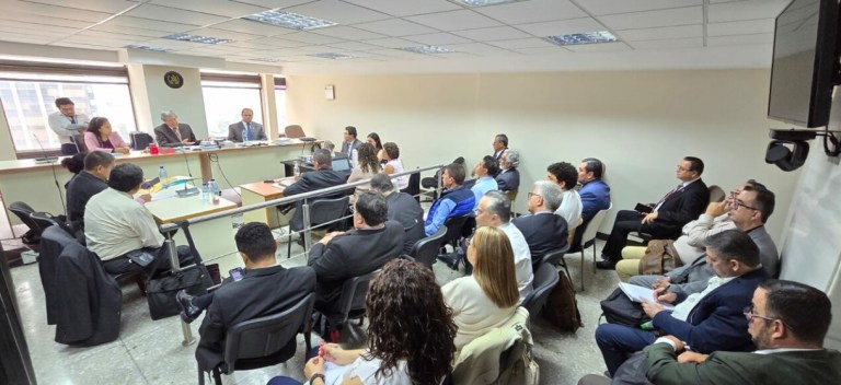 Tribunal Segundo de Sentencia Penal tendrá a su cargo el juicio contra 13 personas vinculadas al caso Negociantes de la Salud. Foto: Sergio Osegueda