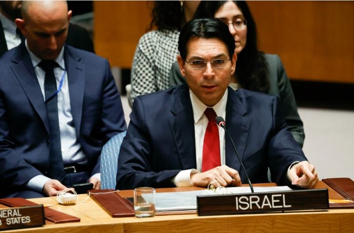 Fotografía de archivo de Danny Danon, representante Permanente de Israel ante las Naciones Unidas. Foto La Hora / EFE