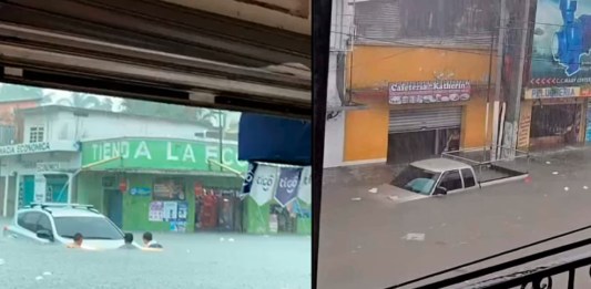 Lluvias en Escuintla. Créditos: Redes Sociales