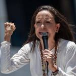 Foto de archivo de la líder opositora venezolana, María Corina Machado. EFE/ Ronald Peña