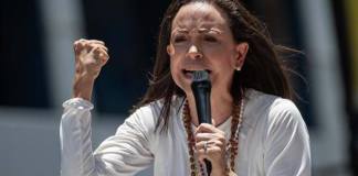 Foto de archivo de la líder opositora venezolana, María Corina Machado. EFE/ Ronald Peña