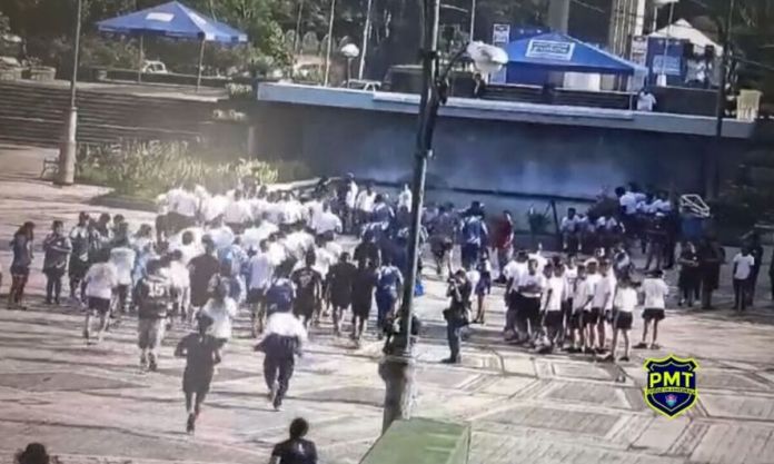 Desde este miércoles 11 de septiembre se observan las primeras concentraciones de los participantes de las antorchas. Foto: PMT de Guatemala