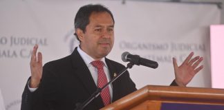 Presidente del Organismo Judicial, Oscar Cruz.