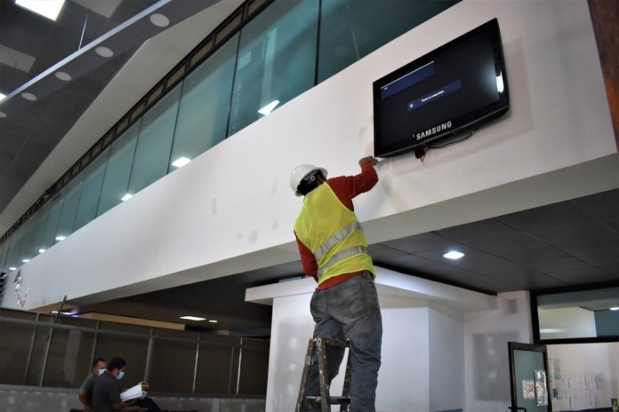 Media Airport System, S. A. tiene los derechos exclusivos de la publicidad en el Aeropuerto La Aurora. Foto La Hora / DGAC