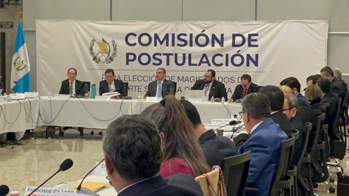 Tras largas hora de votación, Comisión de Postulación logra la nómina de 26 candidatos a magistrados de la CSJ