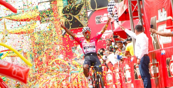 Sergio Chumil en la 62 Vuelta a Guatemala. // Foto: Federación Guatemalteca de Ciclismo.