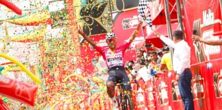 Sergio Chumil en la 62 Vuelta a Guatemala. // Foto: Federación Guatemalteca de Ciclismo.