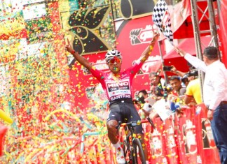 Sergio Chumil en la 62 Vuelta a Guatemala. // Foto: Federación Guatemalteca de Ciclismo.