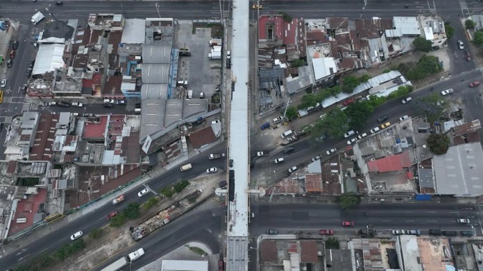 Proyecto del Metro Riel en Ciudad de Guatemala. Foto: Gobierno de Guatemala