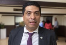 Juez Mynor Moto tenía en sus manos el caso Edificio zona 5. Foto La Hora: José Orozco