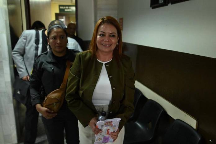 Gloria González, alías la Patrona, sentenciada a 9 años de prisión. Foto: Fabricio Alonzo