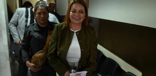 Gloria González, alías la Patrona, sentenciada a 9 años de prisión. Foto: Fabricio Alonzo