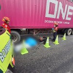 Tráfico Intenso: Colisión entre tráiler y motocicleta genera congestión en zona 12