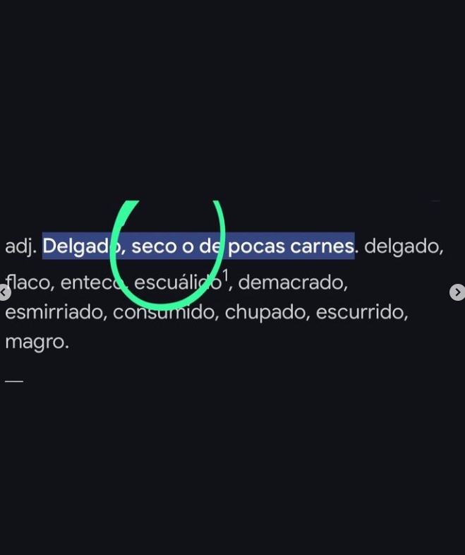 Significado de la palabra Seco