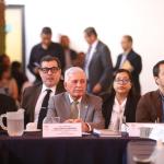 La comisión de Asuntos Electorales del Congreso en una reunión de trabajo para discutir las distintas iniciativas para reformar la Ley Electoral y de Partidos Políticos. Foto: Congreso