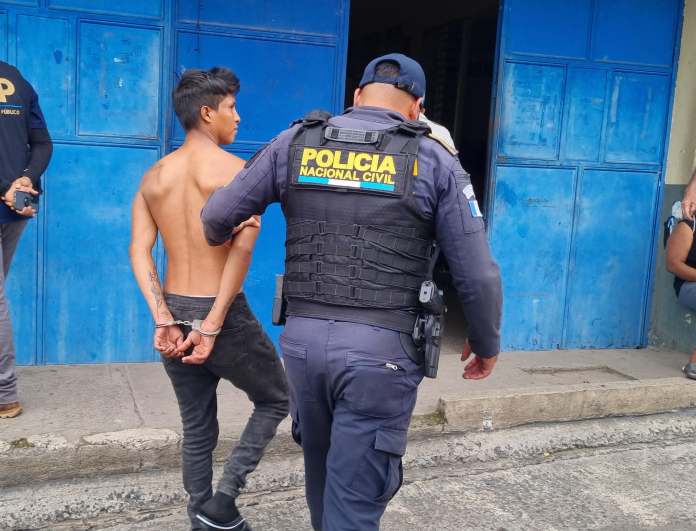 «Presunto responsable del crimen de pareja es capturado con un revólver robado», Foto: PNC / LH.