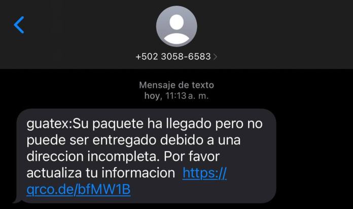 Desde varios números llegan los mensajes de estafa. Foto: cortesía