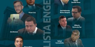 9 sancionados en Lista Engel continúan en el proceso. Diseño Roberto Altán.