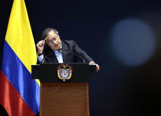 El presidente de Colombia, Gustavo Petro. Foto: La Hora / EFE-José Méndez.