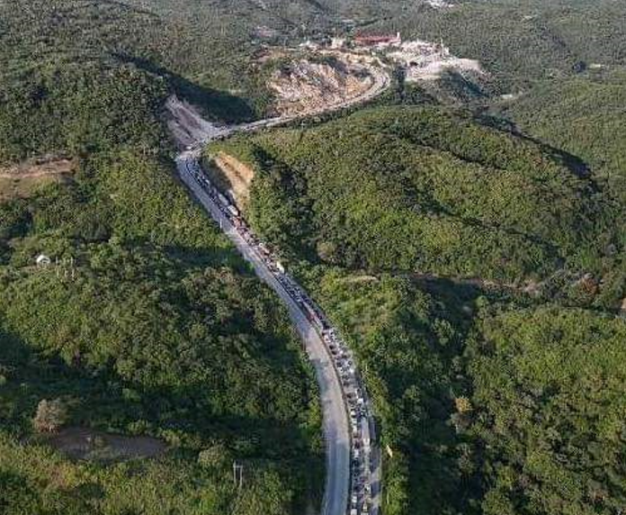 Vista panorámica del km 61 de la ruta al atlántico