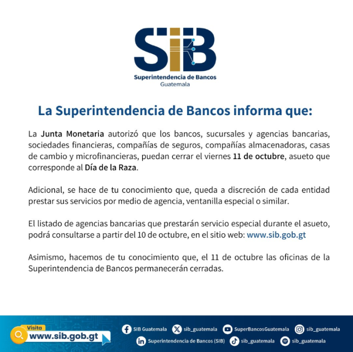 comunicado SIB