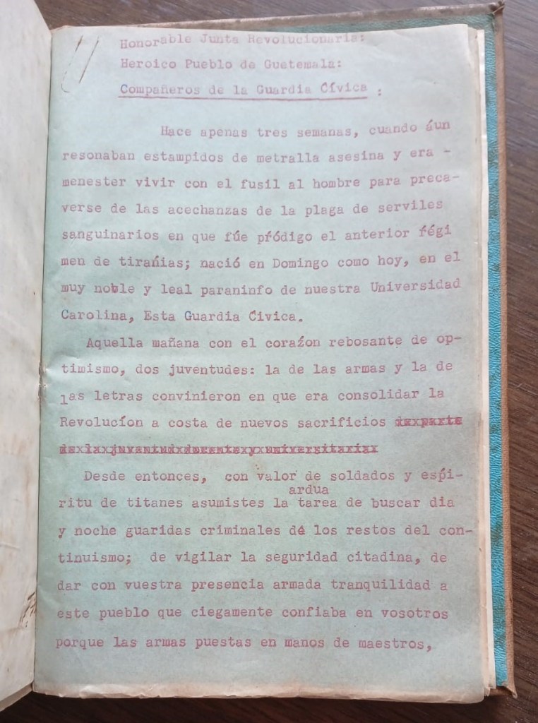 Discurso José Mata Gavidia