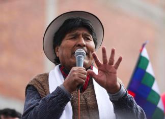 Fotografía de archivo del expresidente de Bolivia y líder del oficialismo, Evo Morales. Foto La Hora: EFE/ Luis Gandarillas