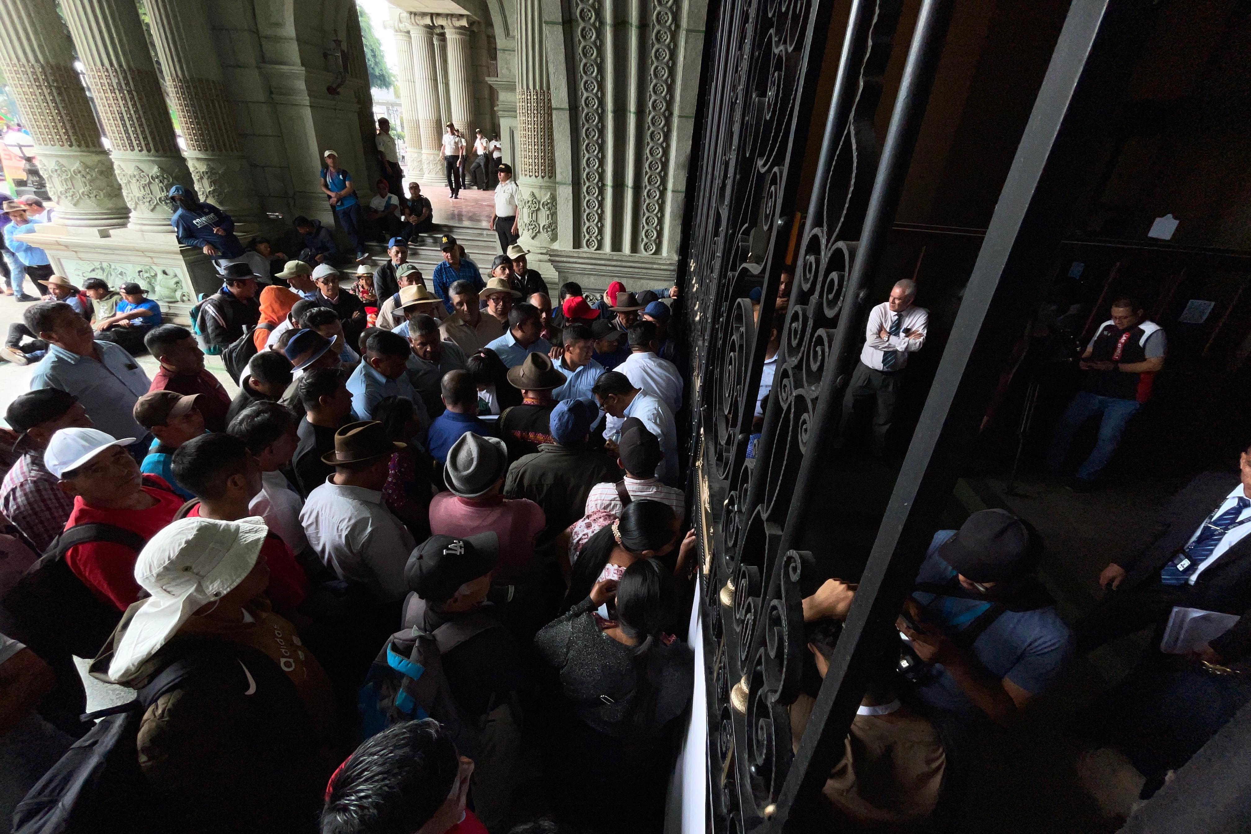 Manifestantes Nahualá, Solola