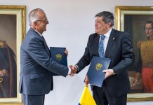 Acuerdo fue suscrito el 5 de abril en Colombia. Foto La Hora: Mingob