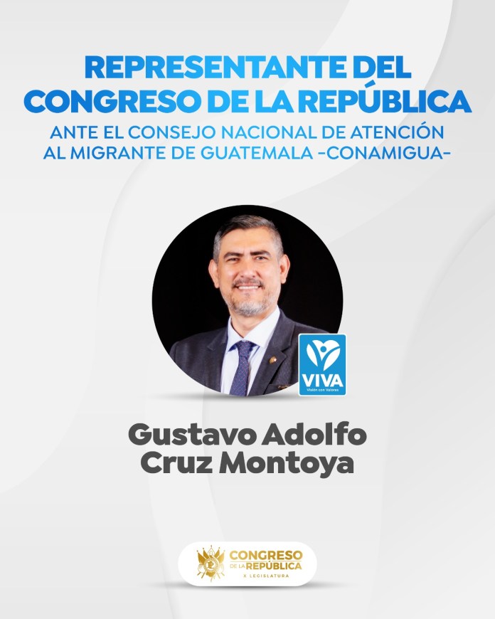 El diputado Gustavo Cruz será el representante del Congreso en el Conamigua. Foto: Cortesía