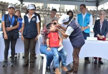 El Ministerio de Salud Pública y Asistencia Social, extendió la campaña de vacunación. Foto La Hora / MSPAS