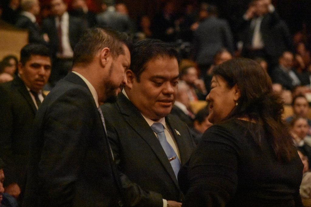 El diputado de la bancada Vamos, Allan Rodríguez. Foto La Hora: Daniel Ramírez.