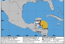 El Centro Nacional de Huracanes mantiene monitoreo sobre Tormenta Nadine. Foto: NHC