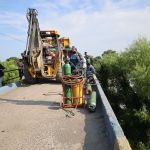 El Puente Bolivia fue reforzado para usar como vía alterna por el cierre del puente Nahualate. Foto: CIV