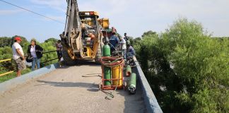 Habilitan ruta alterna para transporte pesado en el puente Bolivia por el cierre del Nahualate El Puente Bolivia fue reforzado para usar como vía alterna por el cierre del puente Nahualate. Foto: CIV