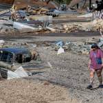 Escombros luego del huracán Helene. Foto: EFE/EPA/ERIK S. LESSER