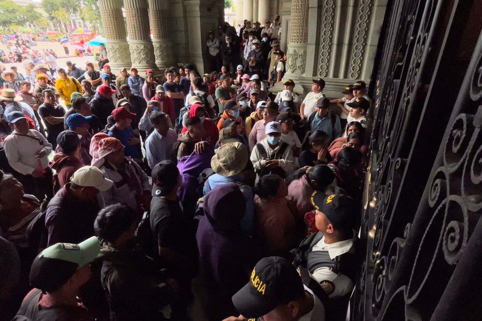 Manifestantes Sololá