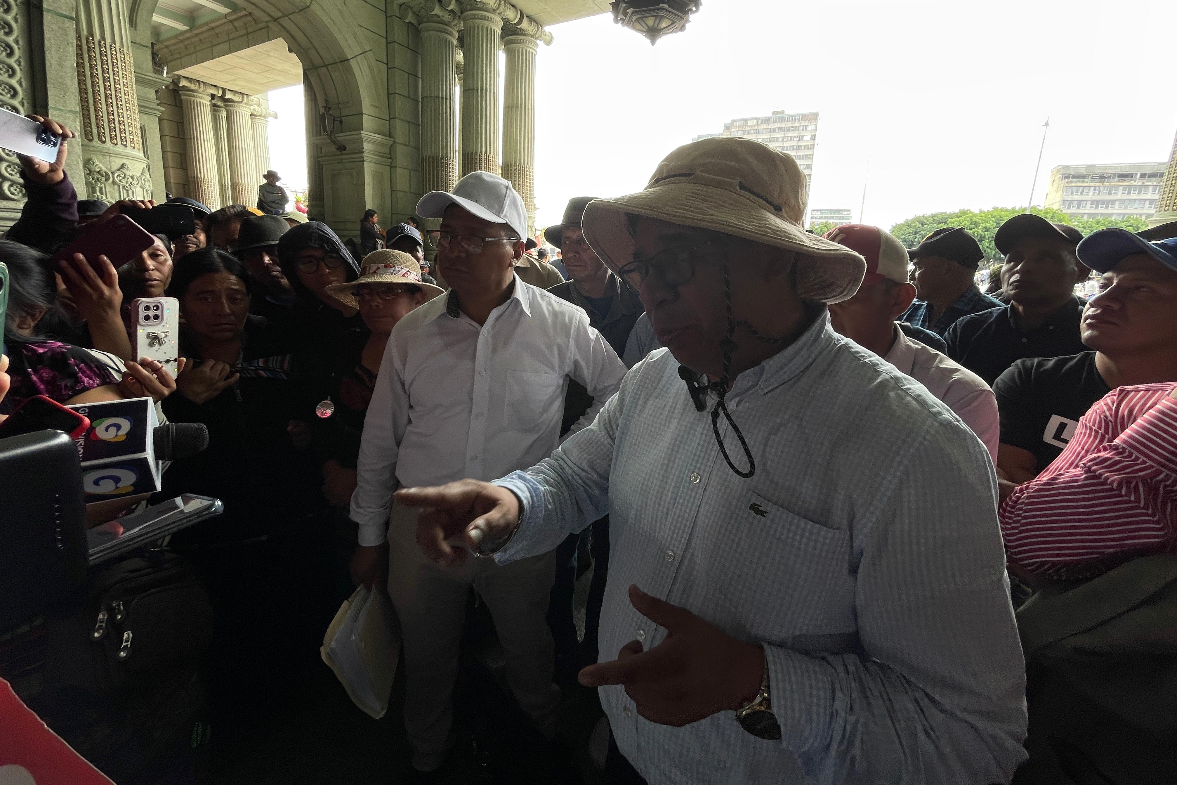 Manifestantes Nahualá, Solola