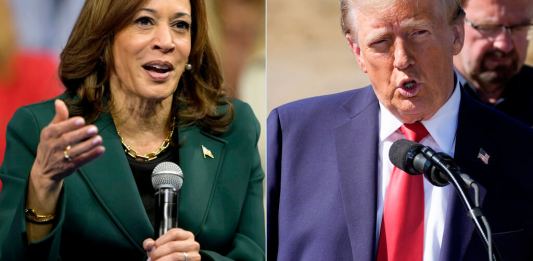 Kamala Harris y Donald Trump. Foto La Hora: AP.