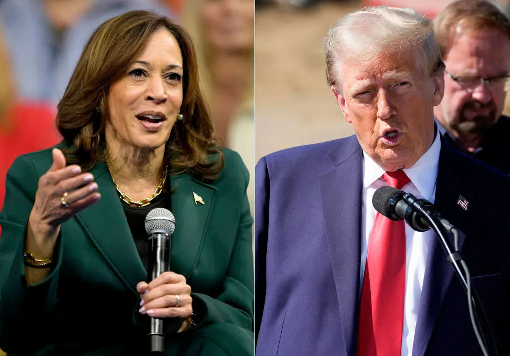 Kamala Harris y Donald Trump. Foto La Hora: AP.