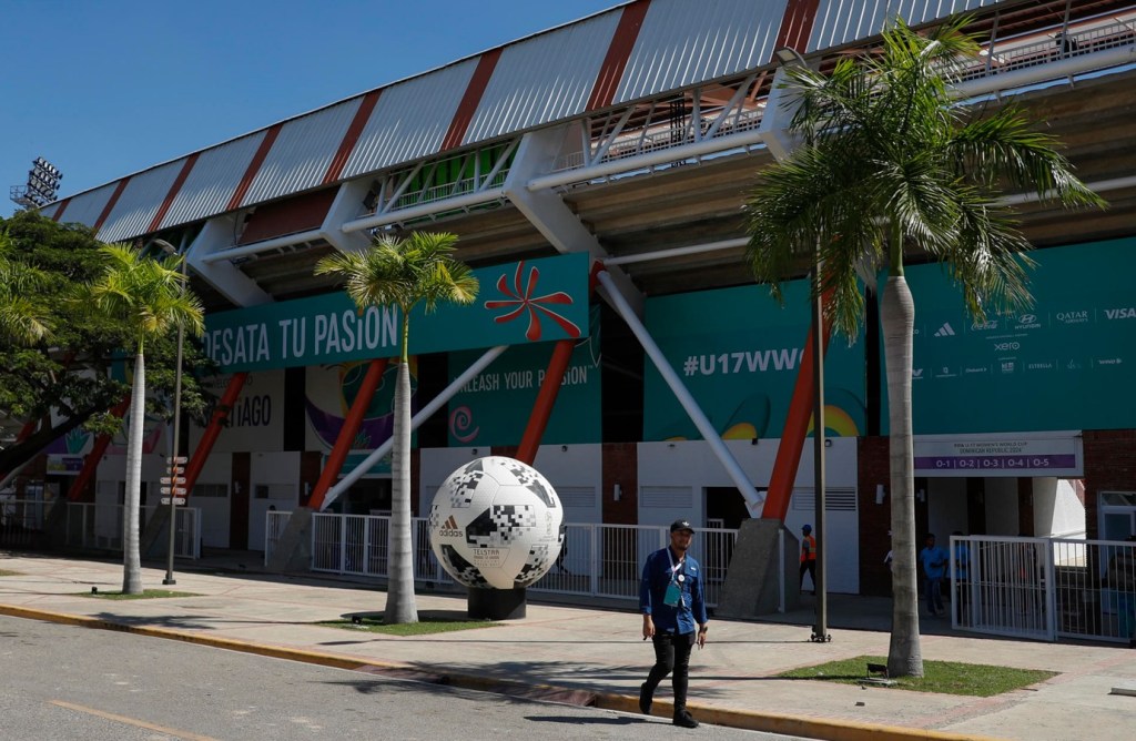 El estadio Cibao FC, en Santiago de los Caballeros (R. Dominicana), acogerá desde este miércoles a los grupos A y C del Mundial sub-17 femenino. EFE/ Diana Sánchez