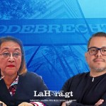 De derecha a izquierda: la jueza Abelina Cruz y el empresario Carlos Batres Gil. Diseño: La Hora / Alejandro Ramírez.