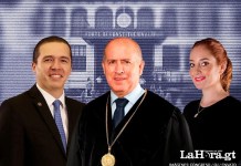 Retardo malicioso De izquierda a derecha: el diputado de TODOS, Felipe Alejos; el presidente de la CC, Nester Vásquez; la exdirectora del Instituto de la Víctima, Alejandra Carrillo. Diseño: Alejandro Ramírez / La Hora.