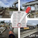 La constructora Cebco no terminó los trabajos en los pasos a desnivel en la calzada Roosevelt y avenida Petapa. Arte: Alejandro Ramírez
