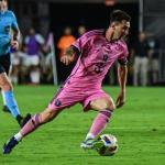 Lionel Messi del Inter Miami en acción durante un partido de fútbol de la Major League Soccer (MLS) entre el Inter Miami CF y el St. Louis City en foto de archivo de Giorgio Vie. EFE