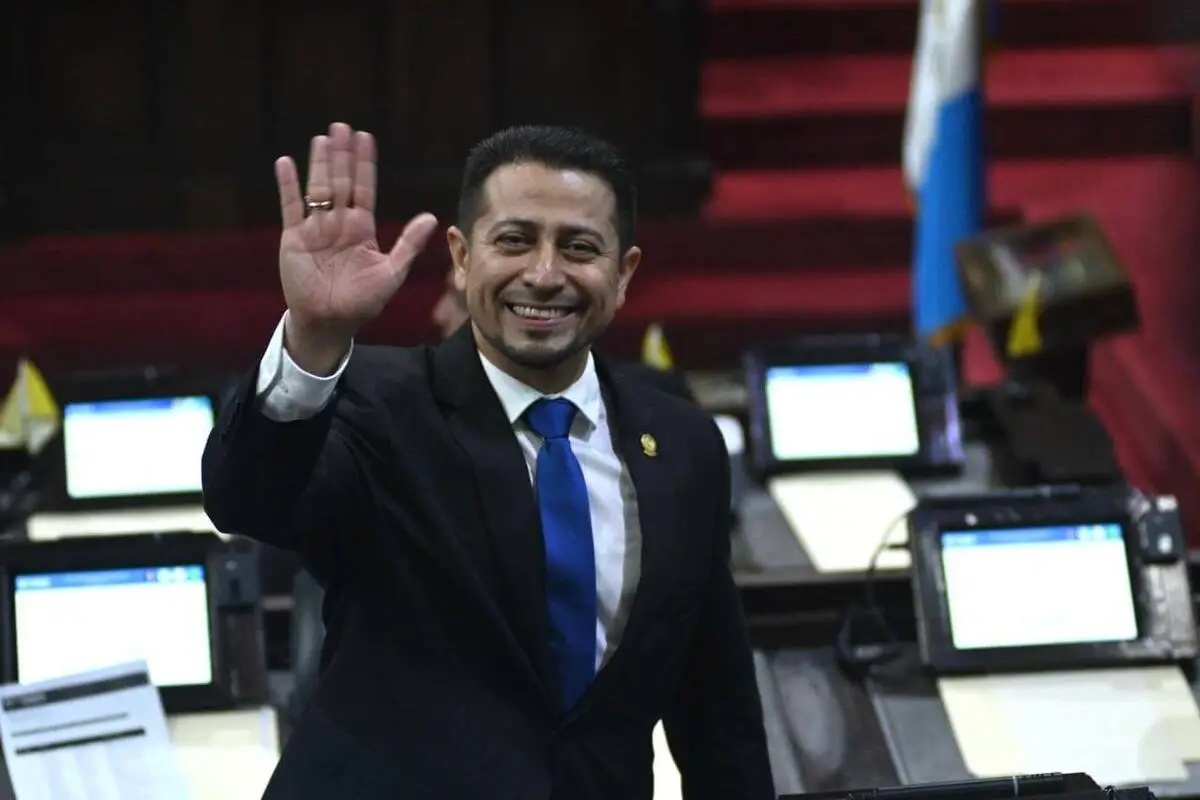 El presidente del Congreso, Nery Ramos, consiguió el apoyo de 149 congresistas. Foto La Hora: Fabricio Alonzo